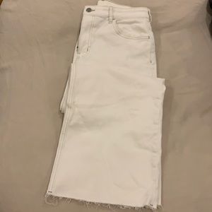 NWT H&M boot cut jeans - White Size 8